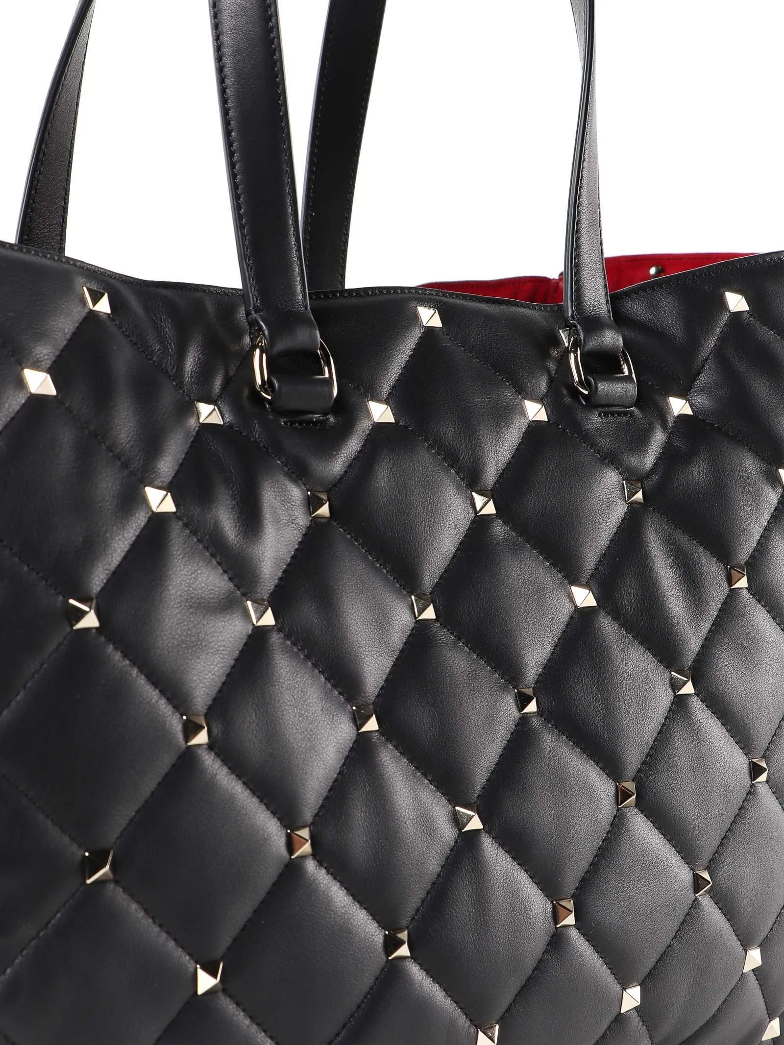 Boomstud Quilted Leather Tote Bag