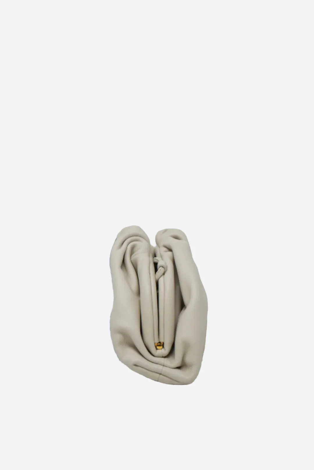 Bottega Veneta Beige Mini Pouch Clutch