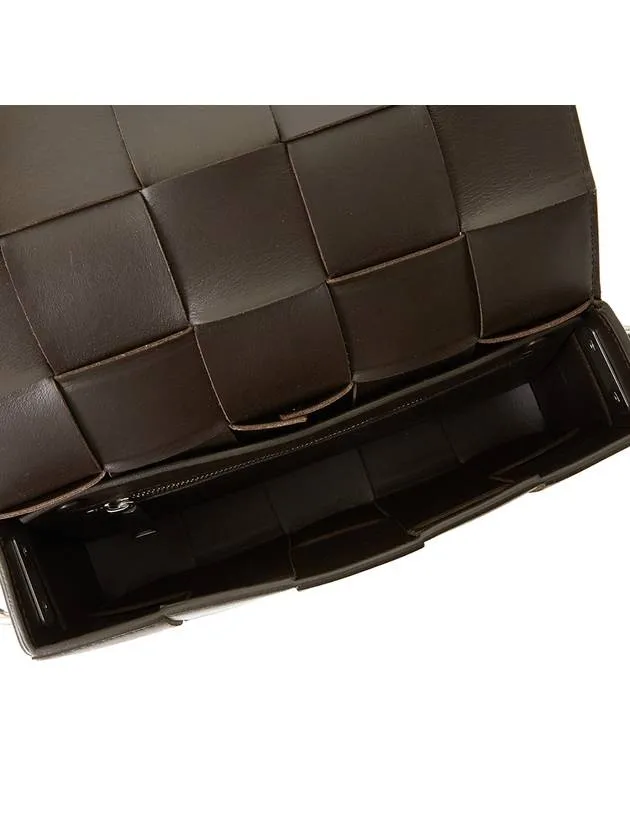Bottega Veneta Cassette Versatil Strap Cross Bag Brown