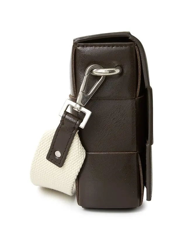 Bottega Veneta Cassette Versatil Strap Cross Bag Brown