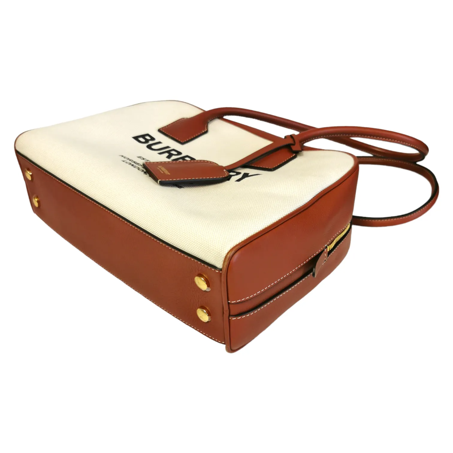 Burberry Crossbody Bag Green Canvas