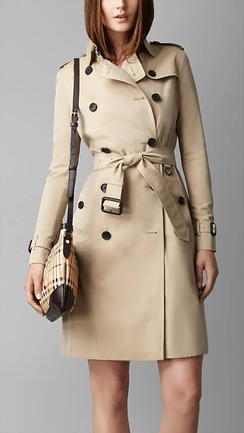 Burberry  - Medium Haymarket Check Crossbody Bag