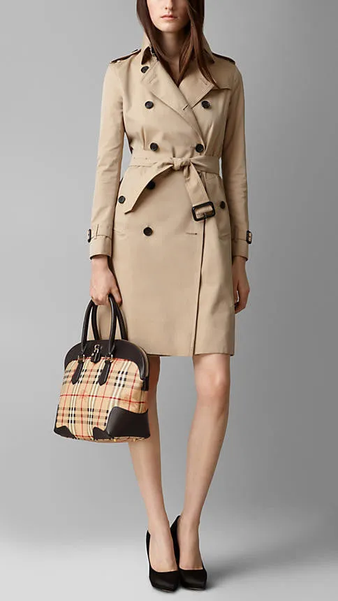 Burberry  - Medium Haymarket Check Tote Bag