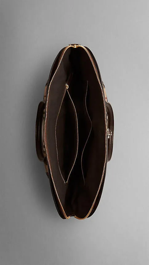 Burberry  - Medium Haymarket Check Tote Bag