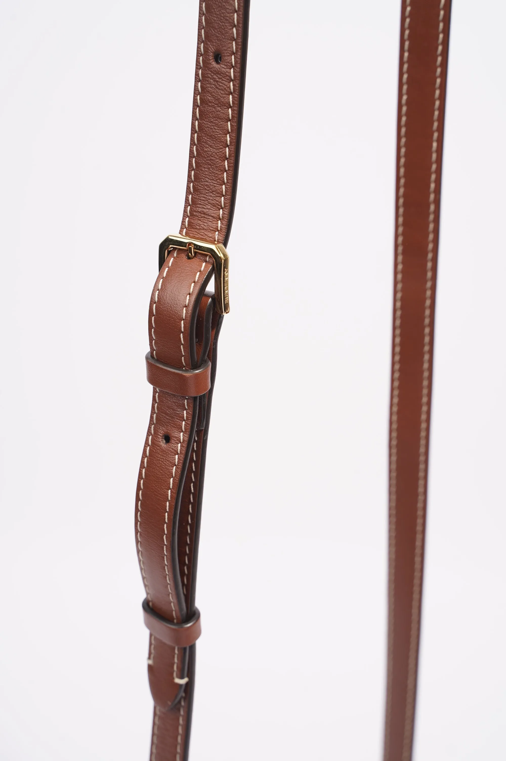 Burberry Robin Crossbody Cream / Brown Canvas / Leather