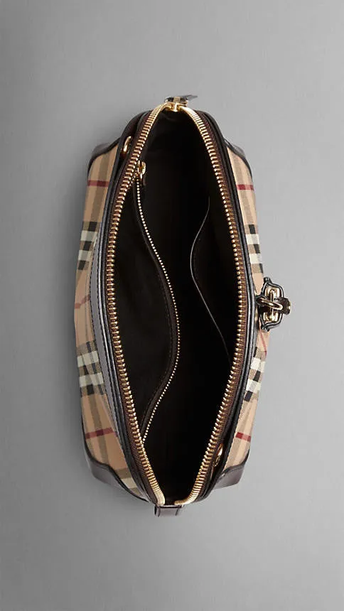 Burberry  - Small Haymarket Check Crossbody Bag