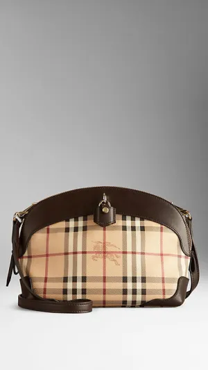 Burberry  - Small Haymarket Check Crossbody Bag