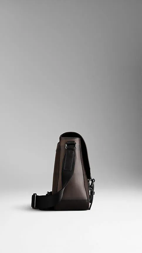 Burberry  - Smoked Check Messenger Bag