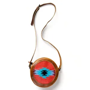 Canteen Crossbody Western Round Purse (Sedona)