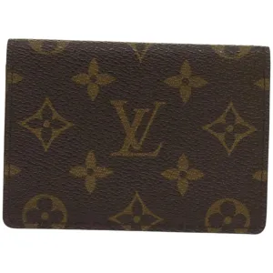 Canvas () Porte Louis  Wallet Record-breaking sale Simple Attractive pricing Carte Vuitton 