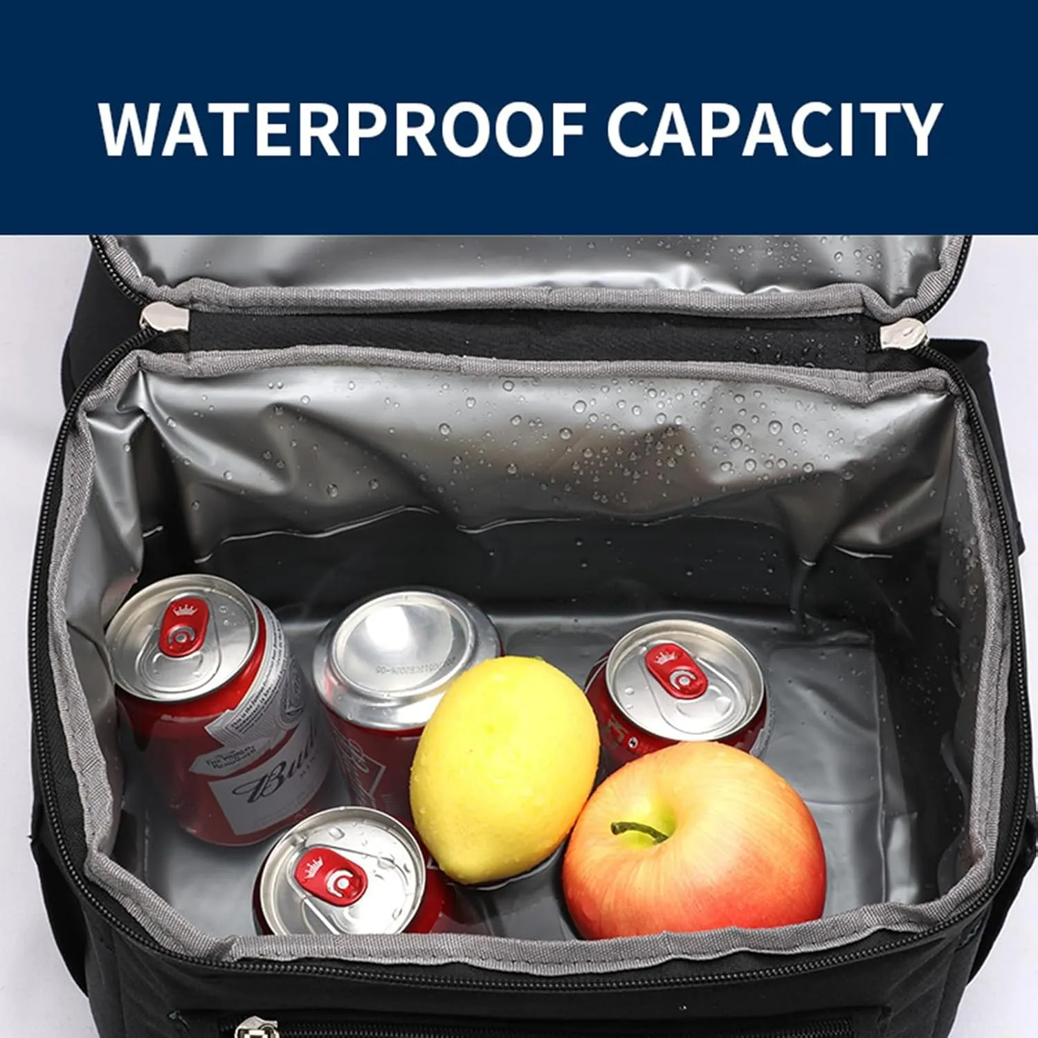 Car Camping Coolers for Jeep Avenger/Cherokee/Compass/Concept/Gladiator/Meridian, Waterproof Portable Cooler, Leak Proof Picnic Insulated Bag, Ultra-Light Premium Ice Chest Box