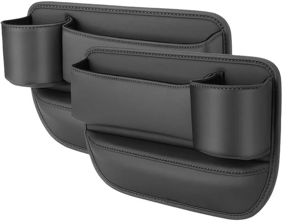 Car Seat Gap Filler Organizer for Mercedes-Benz C-Class All-Terrain 2021 2022 2023 2024, Car Gap Filler Car Seat Storage Box Seat Gap Storage Box Car Accessories,Black