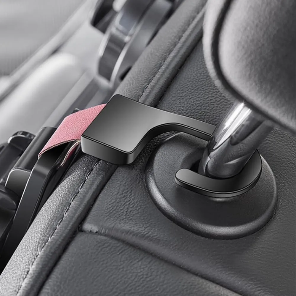 Car Seat Hooks for Alfa Romeo Tonale 4C 8C Competizione 940 955 952 949 965,Car Seat Hidden Hooks Car Handbag Hooks Multifunctional Hook,1 Two-B Red