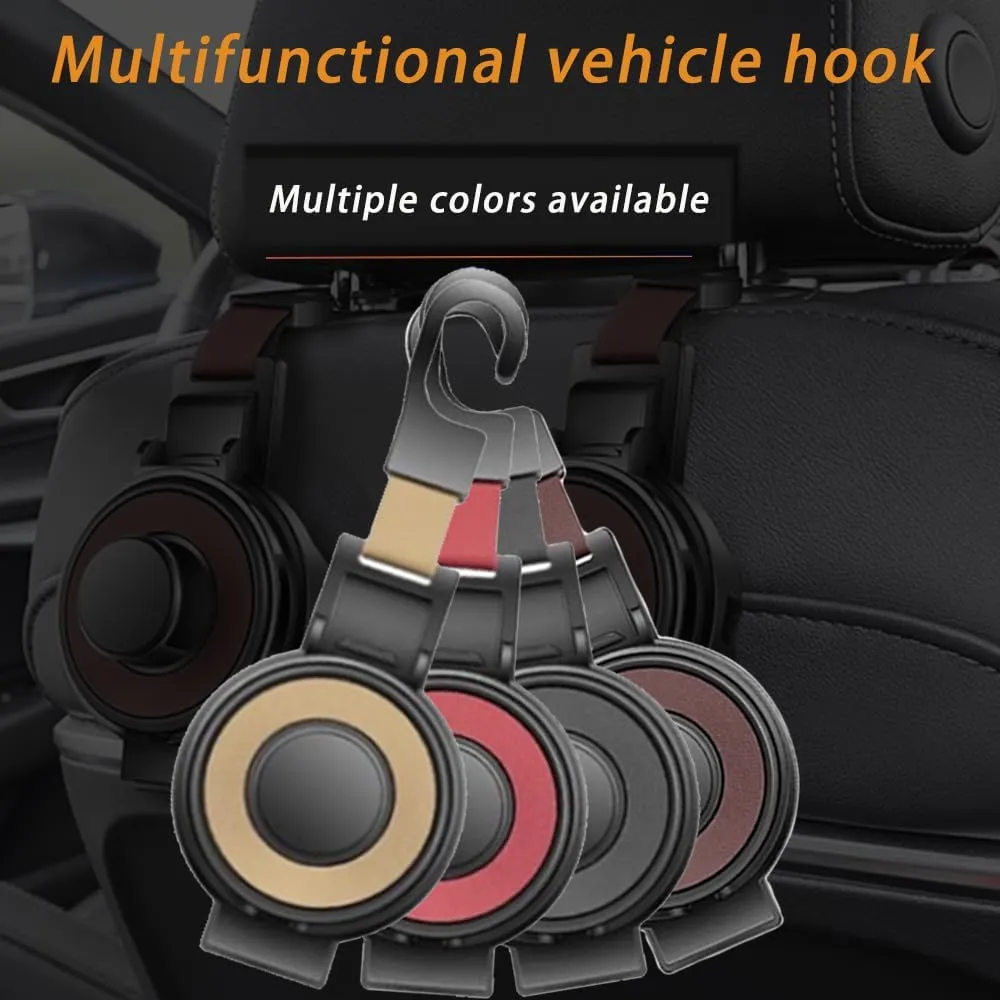 Car Seat Hooks for Alfa Romeo Tonale 4C 8C Competizione 940 955 952 949 965,Car Seat Hidden Hooks Car Handbag Hooks Multifunctional Hook,1 Two-B Red