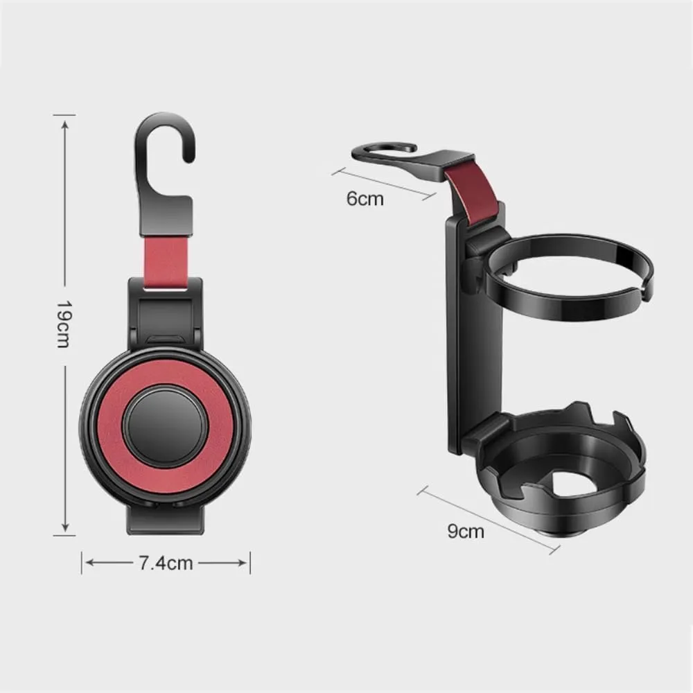 Car Seat Hooks for Alfa Romeo Tonale 4C 8C Competizione 940 955 952 949 965,Car Seat Hidden Hooks Car Handbag Hooks Multifunctional Hook,1 Two-B Red