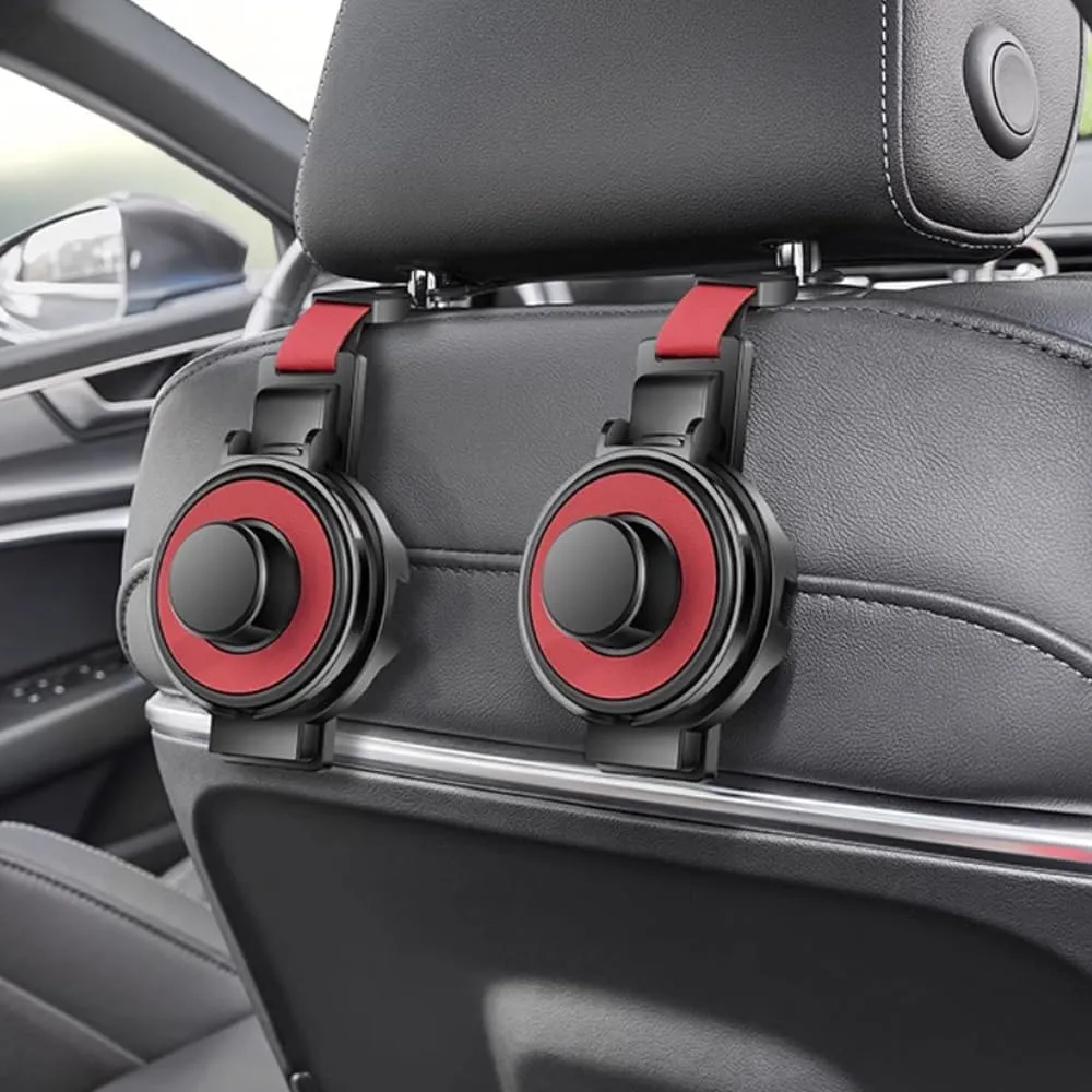 Car Seat Hooks for Alfa Romeo Tonale 4C 8C Competizione 940 955 952 949 965,Car Seat Hidden Hooks Car Handbag Hooks Multifunctional Hook,1 Two-B Red