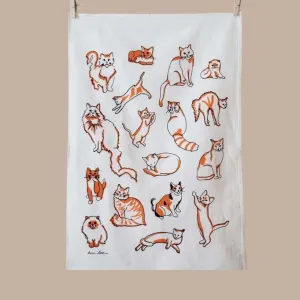 Cats Tea Towel