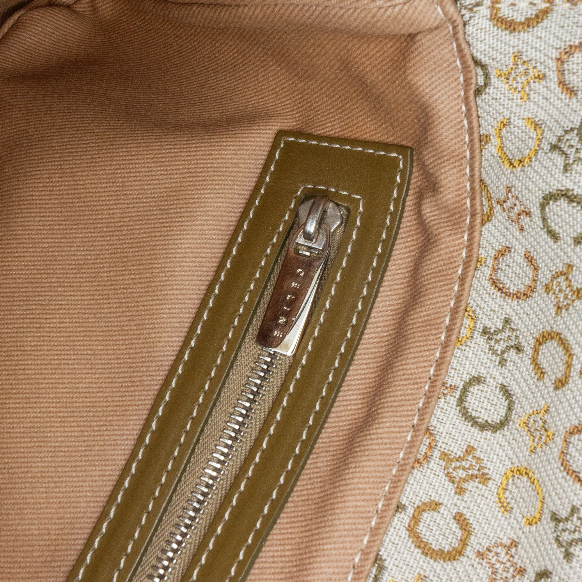 Celine C Macadam Canvas Crossbody