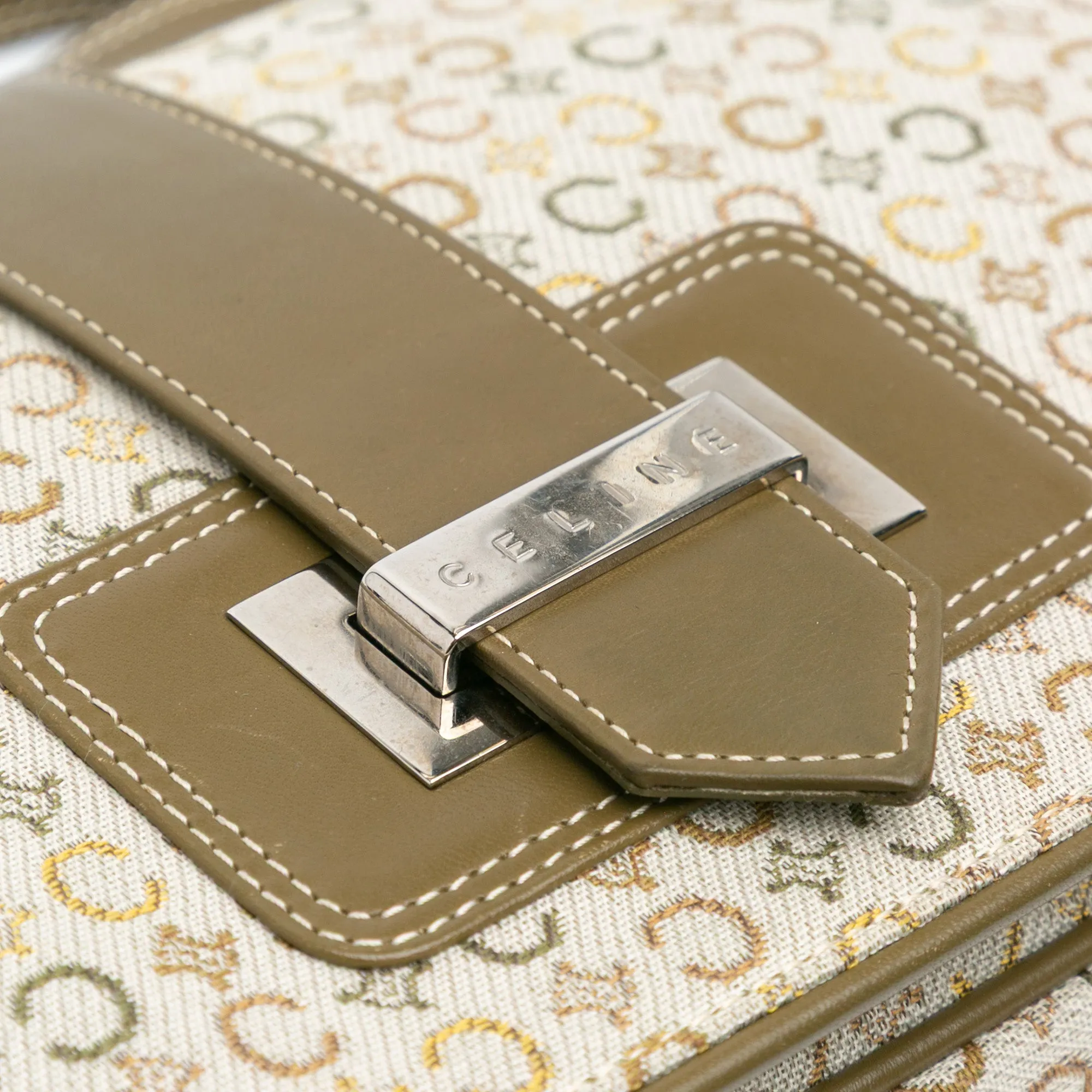 Celine C Macadam Canvas Crossbody