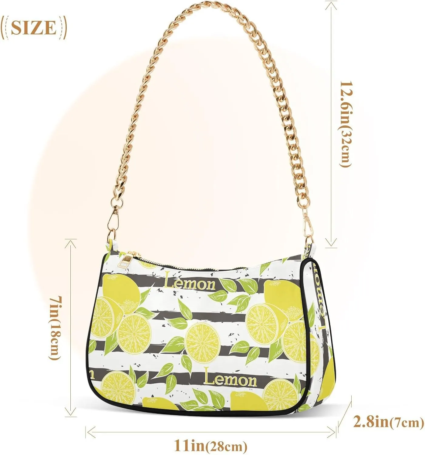 Chain Shoulder Bag Tote Handbag Purse for Women