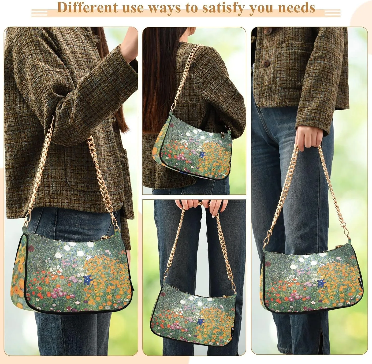 Chain Shoulder Bag Tote Handbag Purse for Women