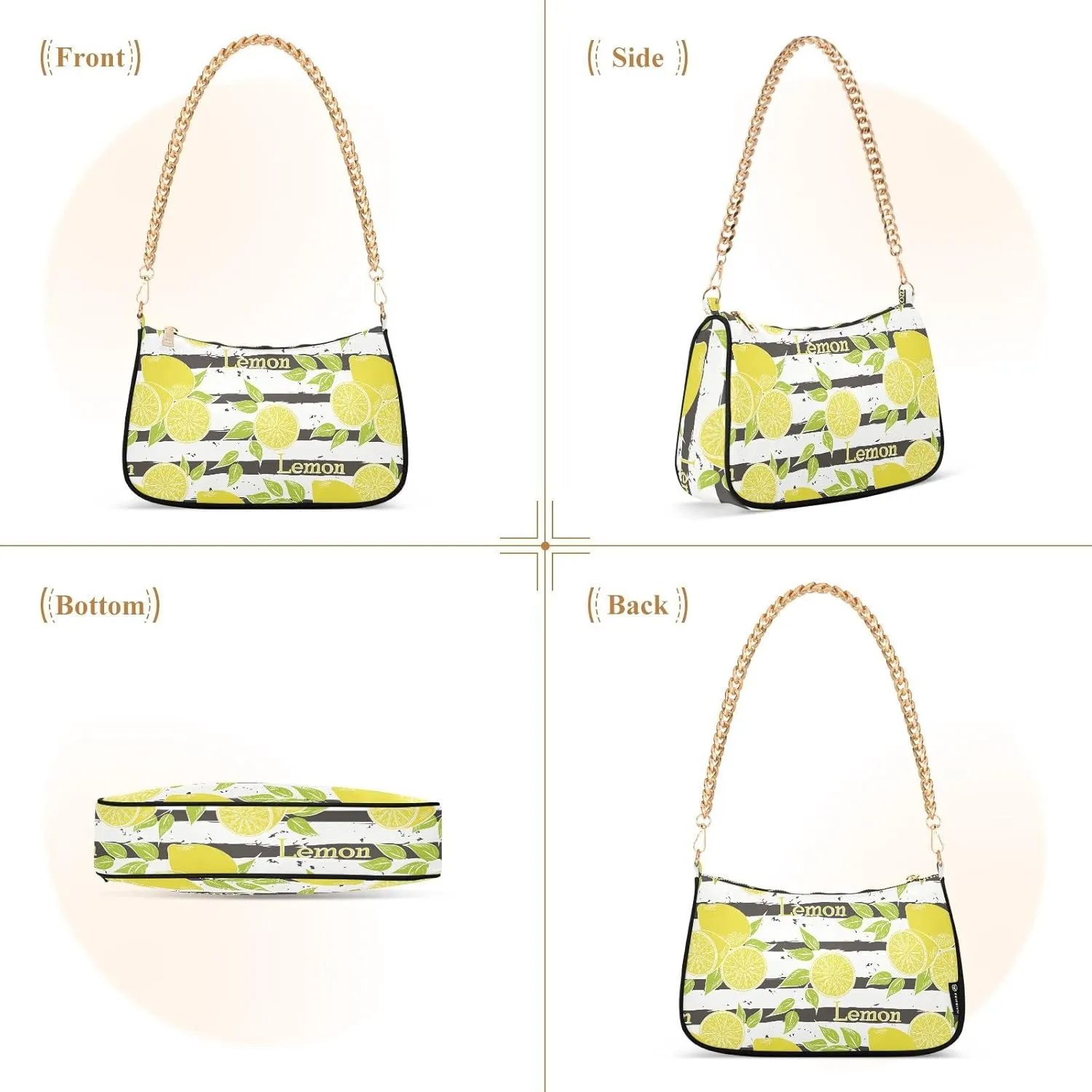 Chain Shoulder Bag Tote Handbag Purse for Women