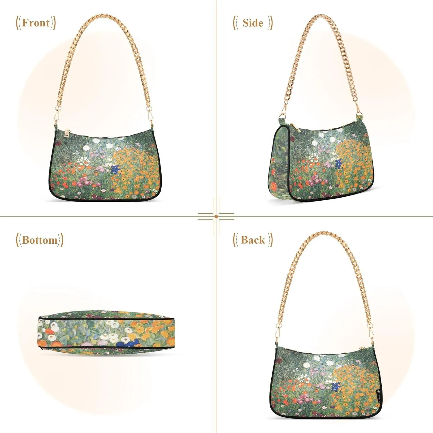 Chain Shoulder Bag Tote Handbag Purse for Women