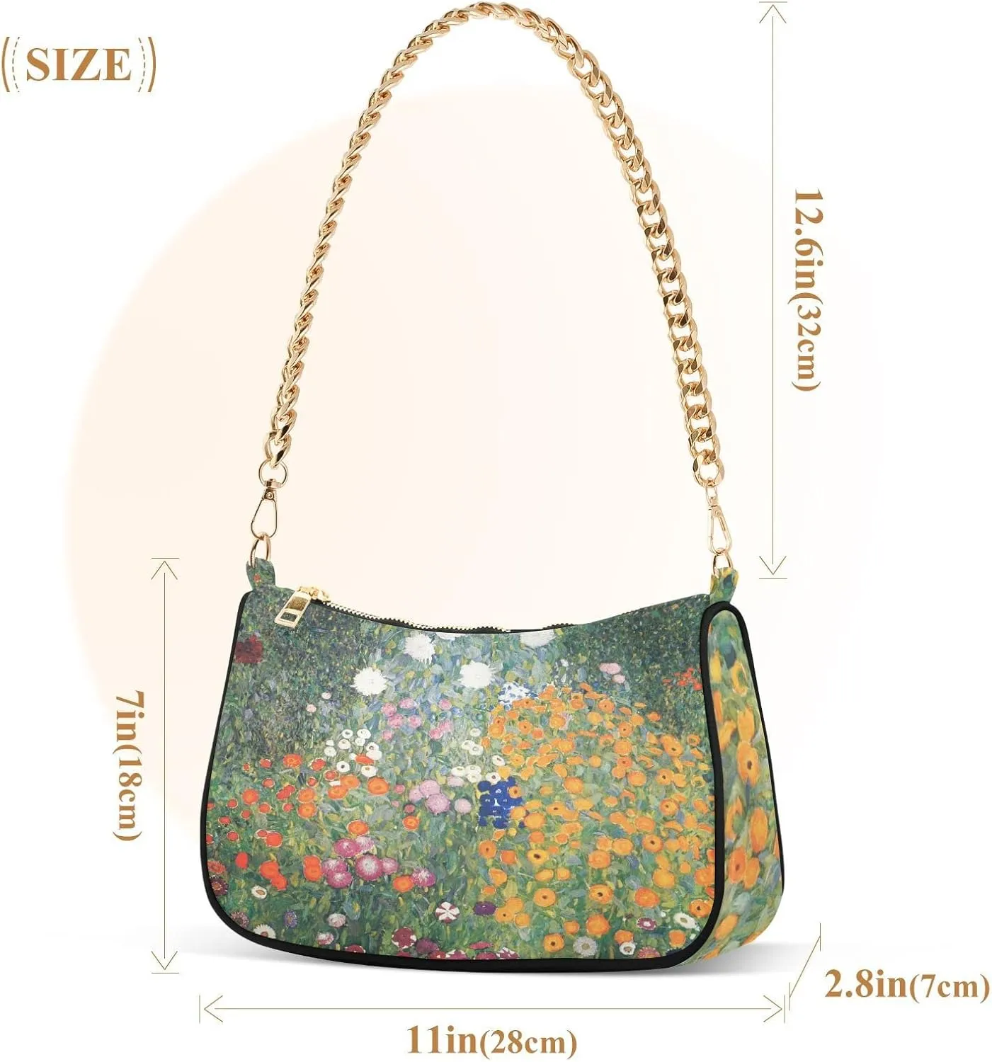 Chain Shoulder Bag Tote Handbag Purse for Women
