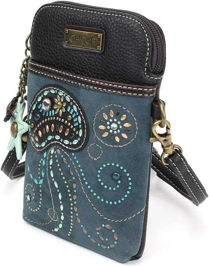 CHALA Dazzled Cellphone Crossbody Handbags for Women -Multicolored
