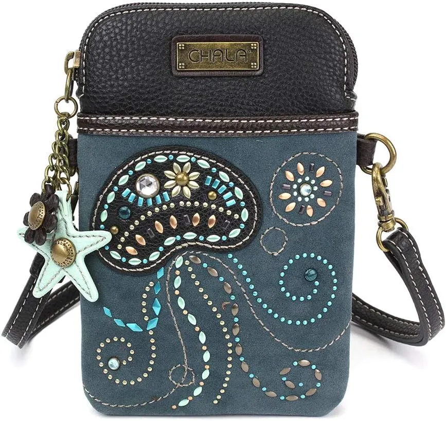 CHALA Dazzled Cellphone Crossbody Handbags for Women -Multicolored