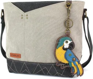 CHALA Prism Crossbody - Blue Parrot - Gray