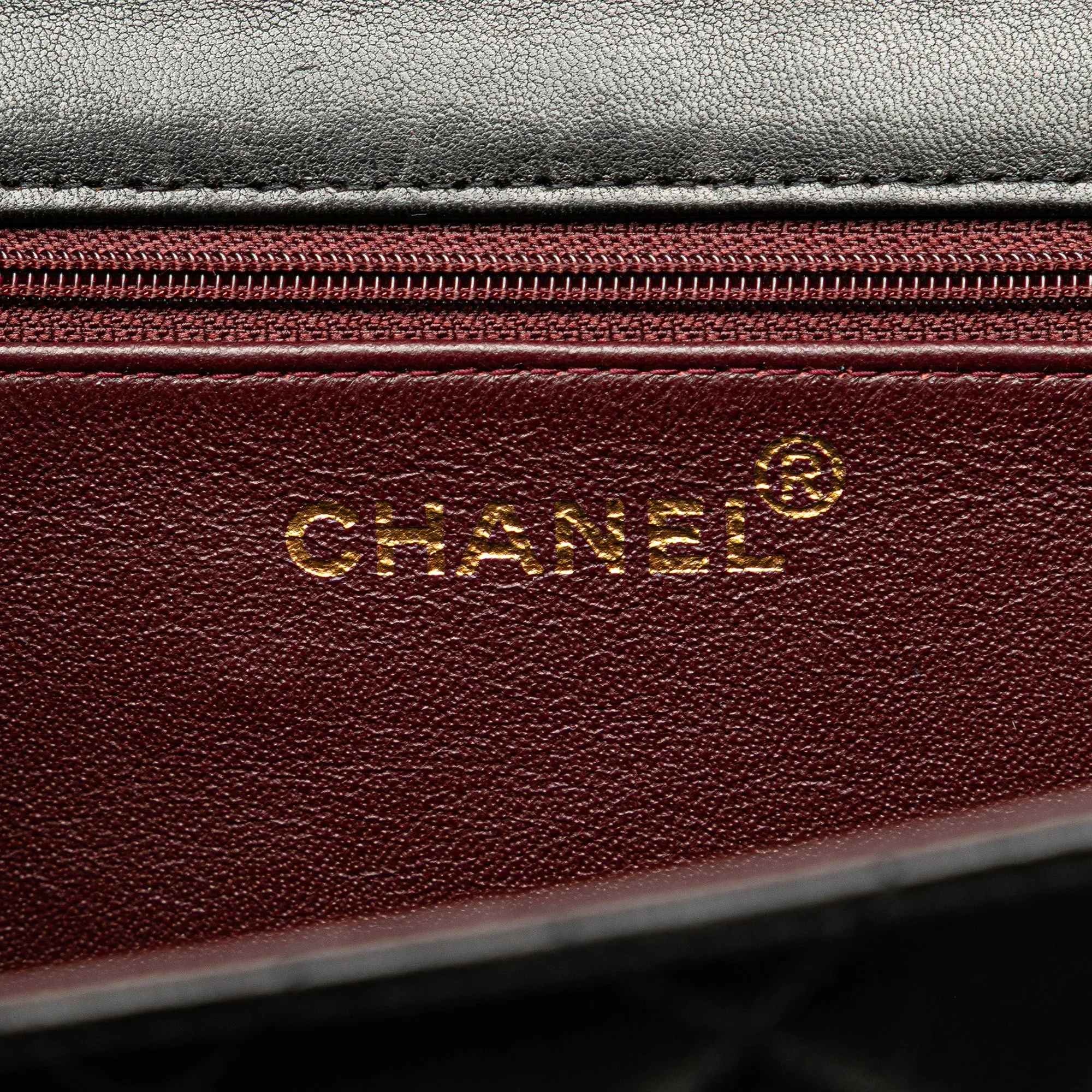 Chanel CC Quilted Lambskin Single Flap