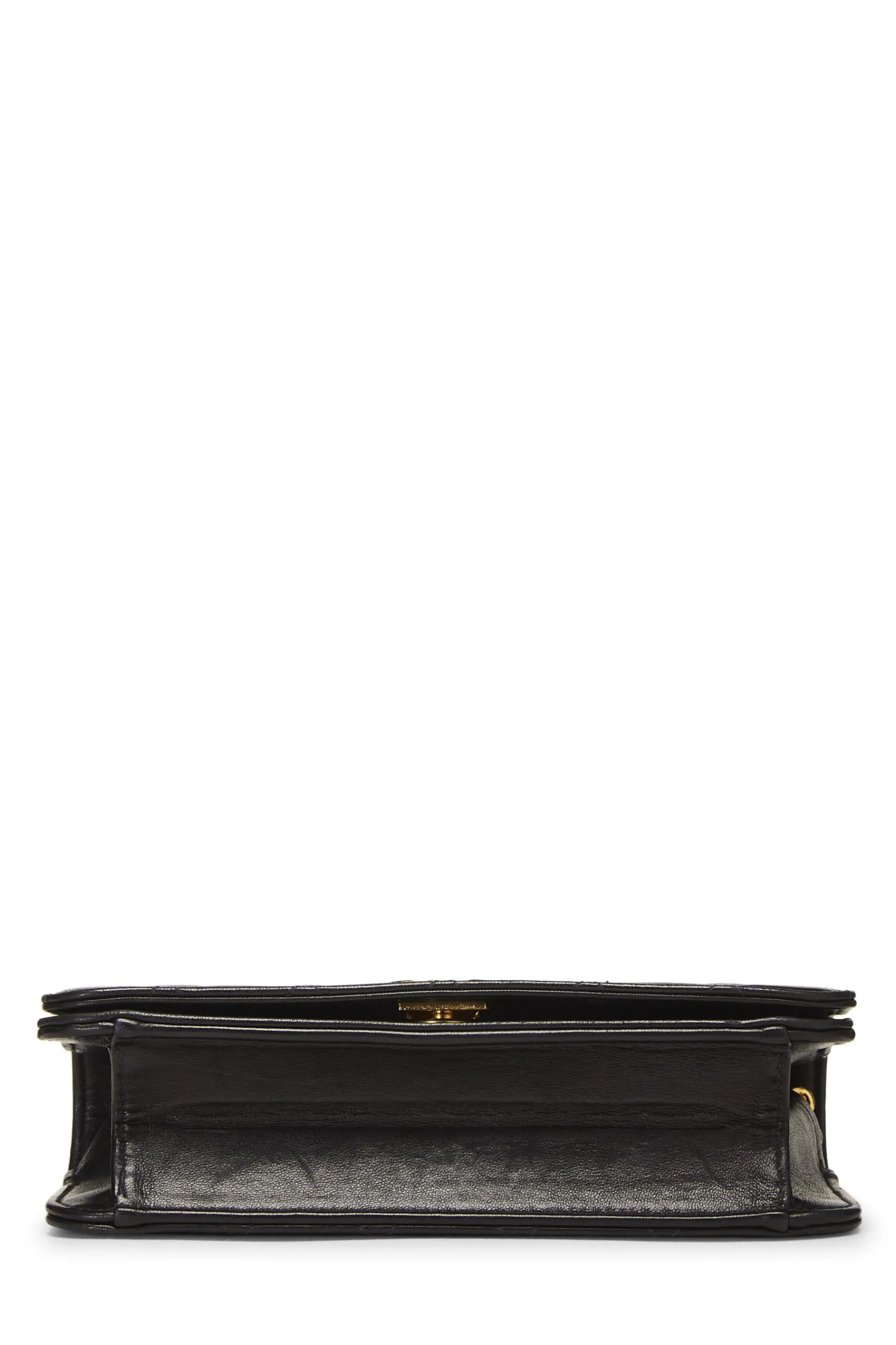 Chanel, Mini, Clearance Snap Lambskin Premium finish Black Black Quilted  Flap Full