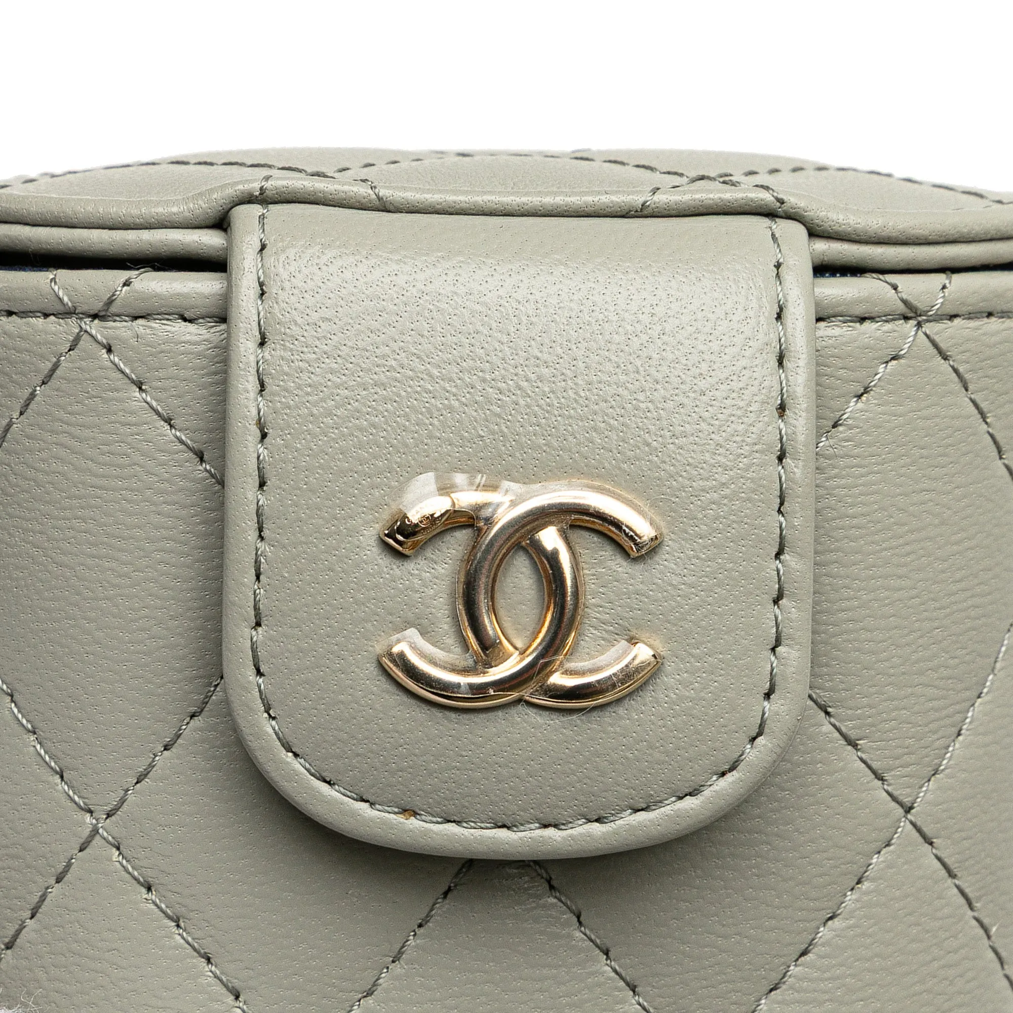 Chanel Mini Lambskin Elegant Chain Vanity Case