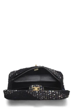 Chanel,  Multicolor Tweed Classic Double Flap Medium, Multi
