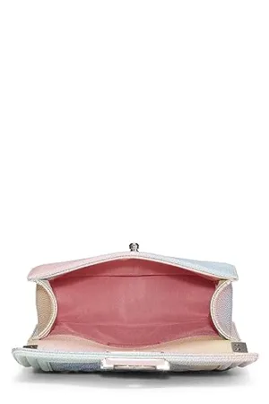 Chanel,  Rainbow Quilted Caviar Boy Bag Small, Pink