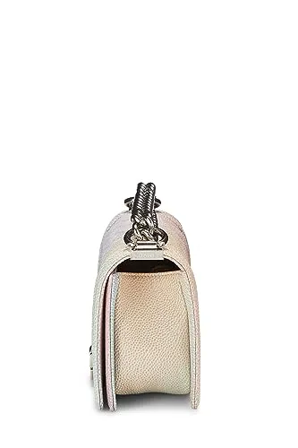 Chanel,  Rainbow Quilted Caviar Boy Bag Small, Pink