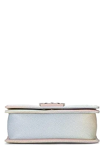 Chanel,  Rainbow Quilted Caviar Boy Bag Small, Pink