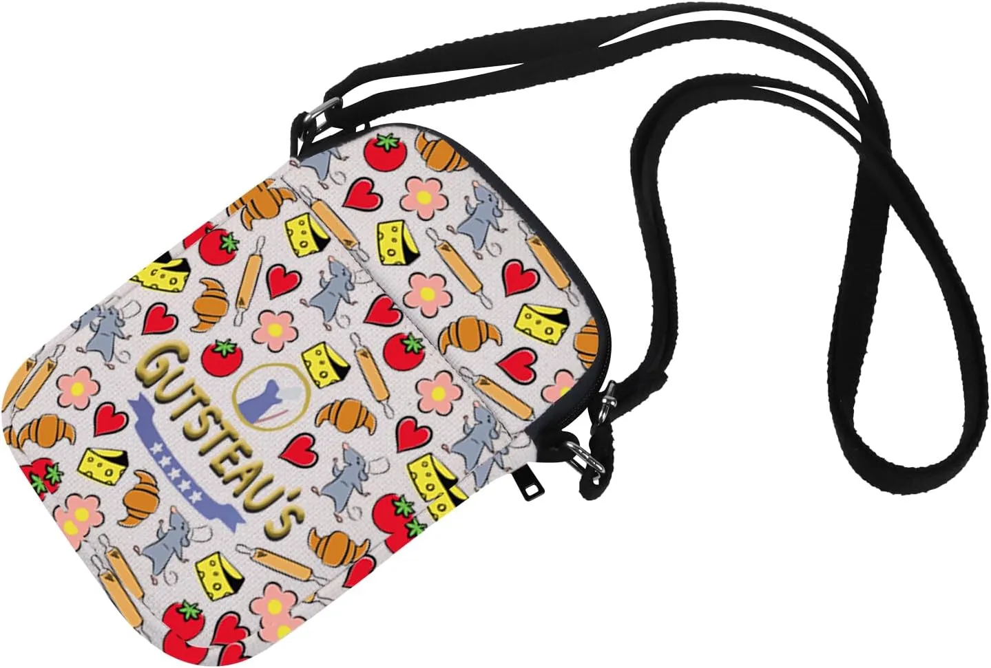 Chef Mouse Cartoon Movie Inspired Gift Gutsteau’s Crossbody Bag for Movie Fans
