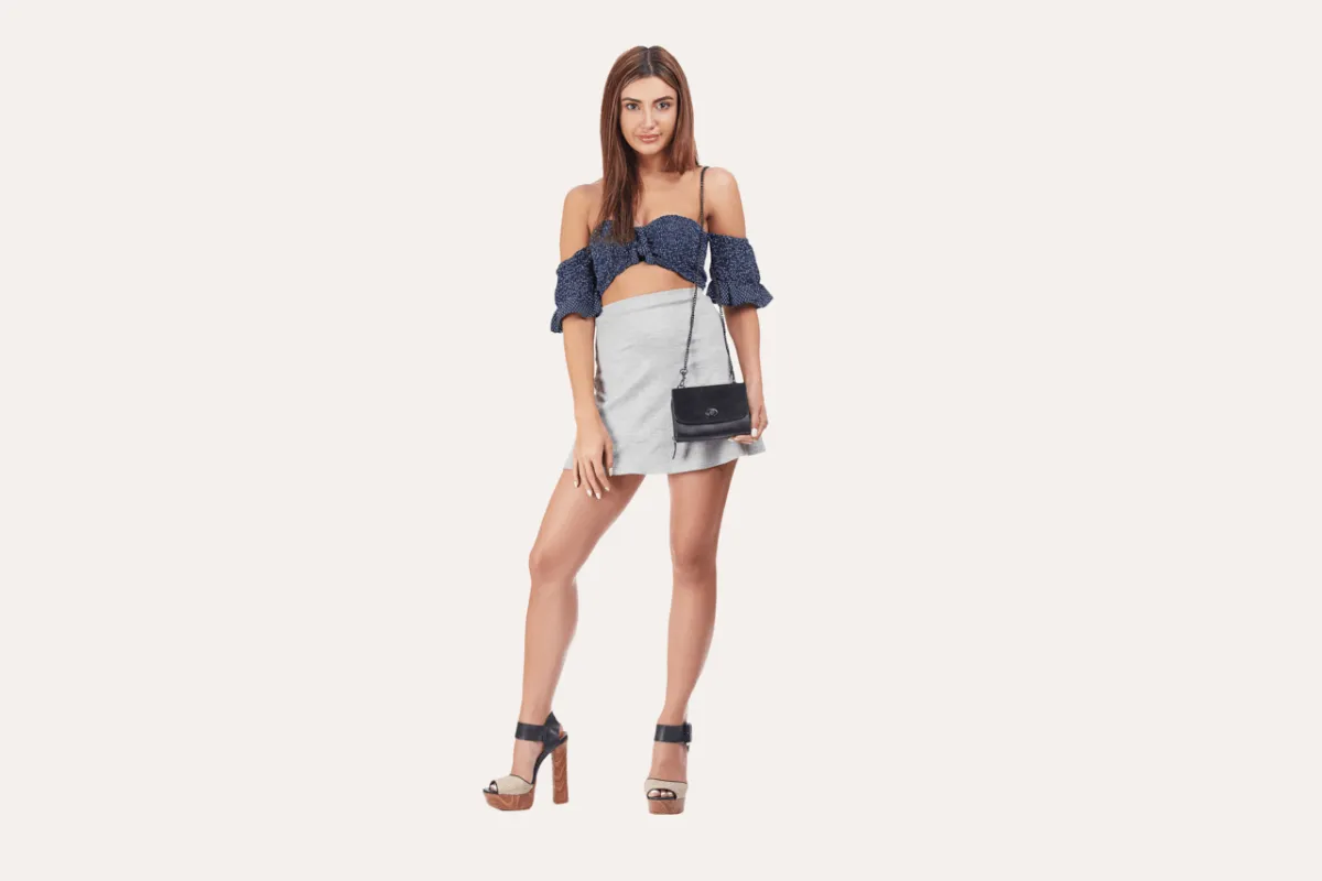 Chic & Versatile Two-Tone Crossbody Bag