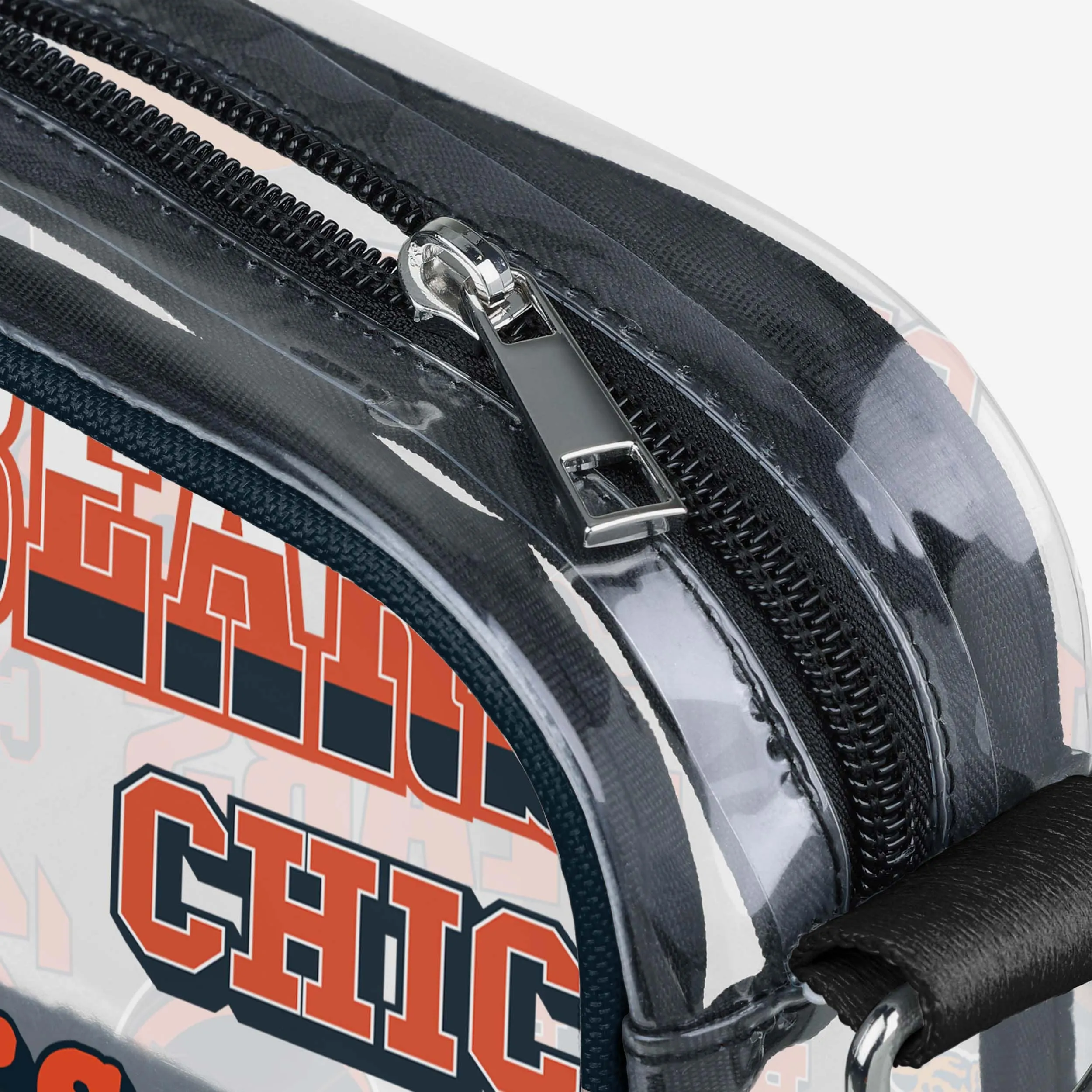 Chicago Bears Repeat Retro Print Clear Crossbody Bag