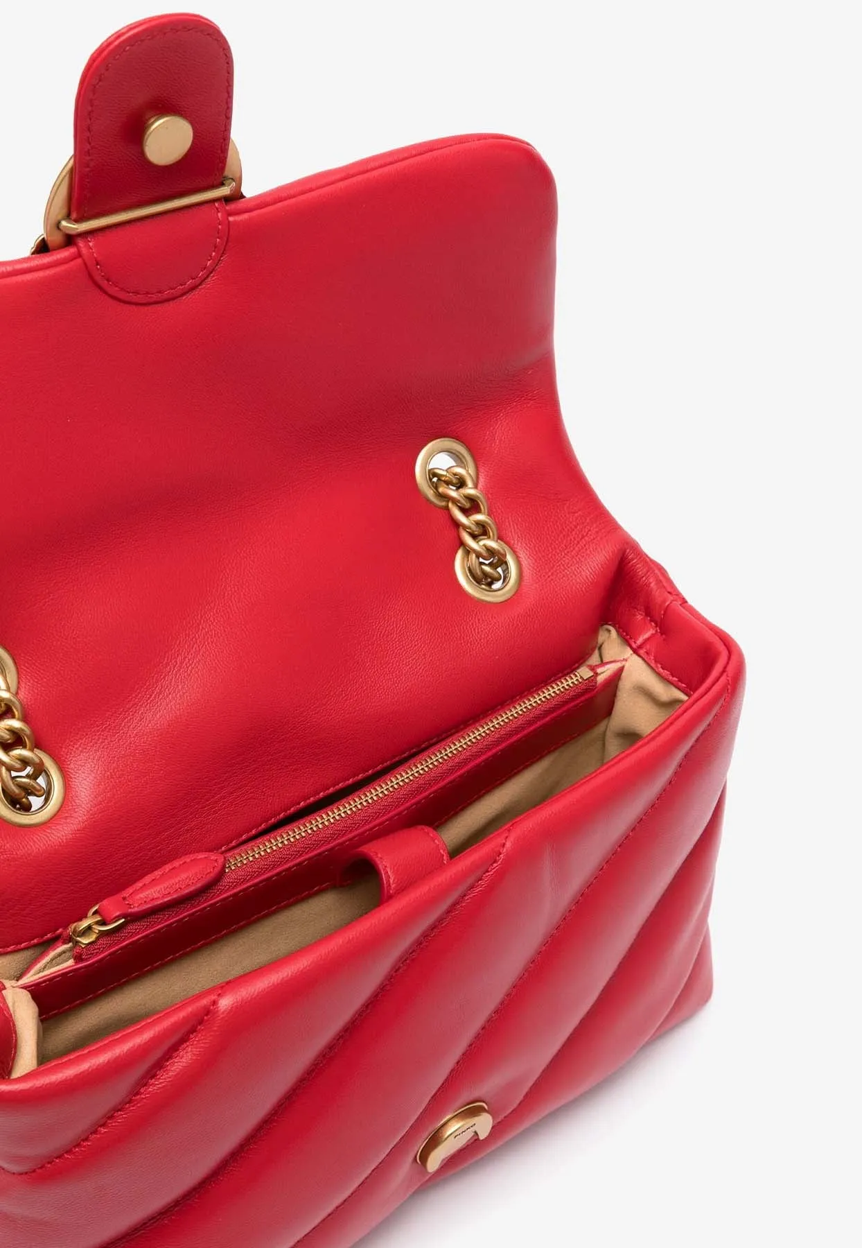 Classic Love Puff Maxi Quilt Shoulder Bag