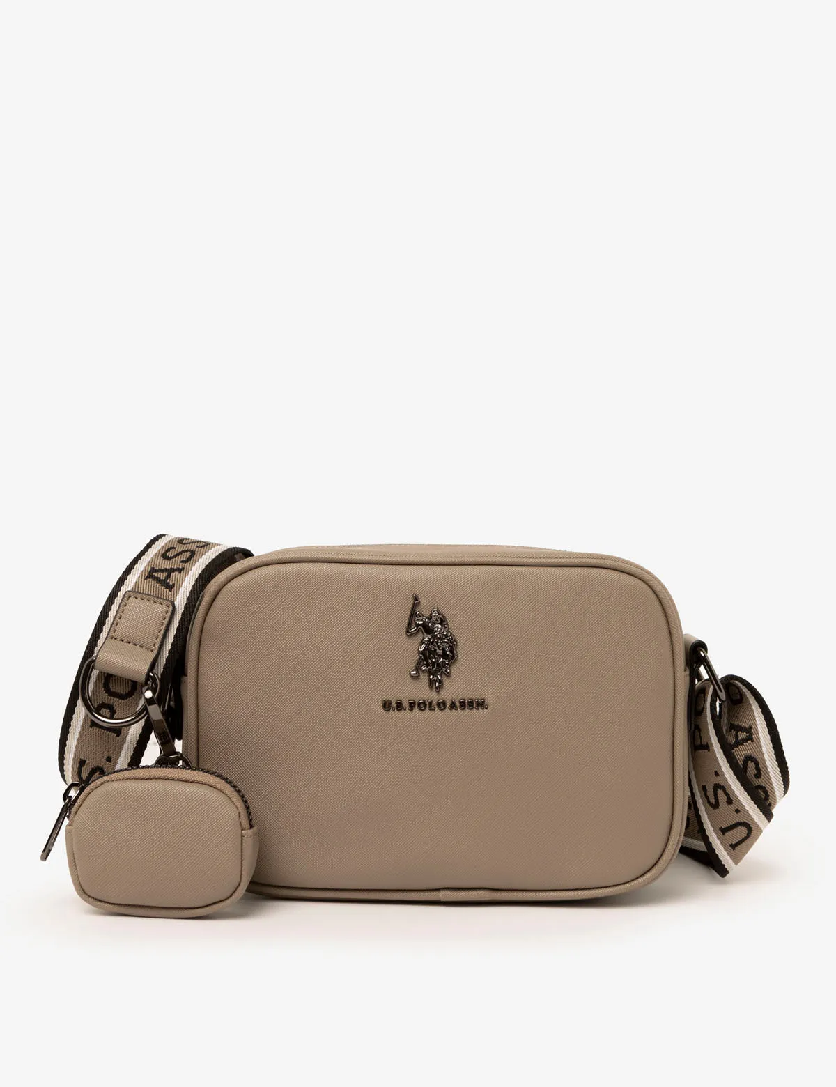 CLASSIC ZIP CROSSBODY BAG WITH POUCH