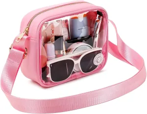 Clear Bag Stadium Approved Clear Crossbody Fanny Purse Transparent Bag for Concerts Sports Festivals
