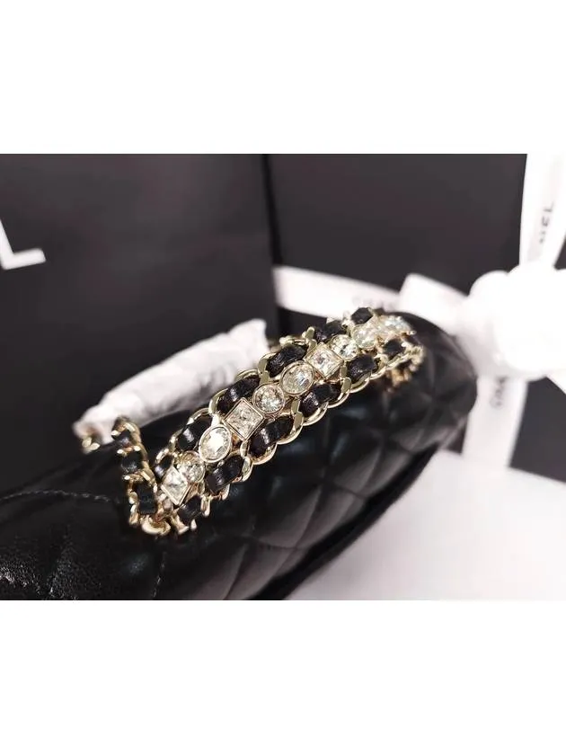 Clearance sale Cross Handle Customer-favorite Lambskin Black Bag Top Chanel