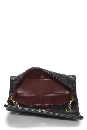 Clearance sale  Mini, Full Black Chanel, Highly recommended Quilted Black Flap Lambskin