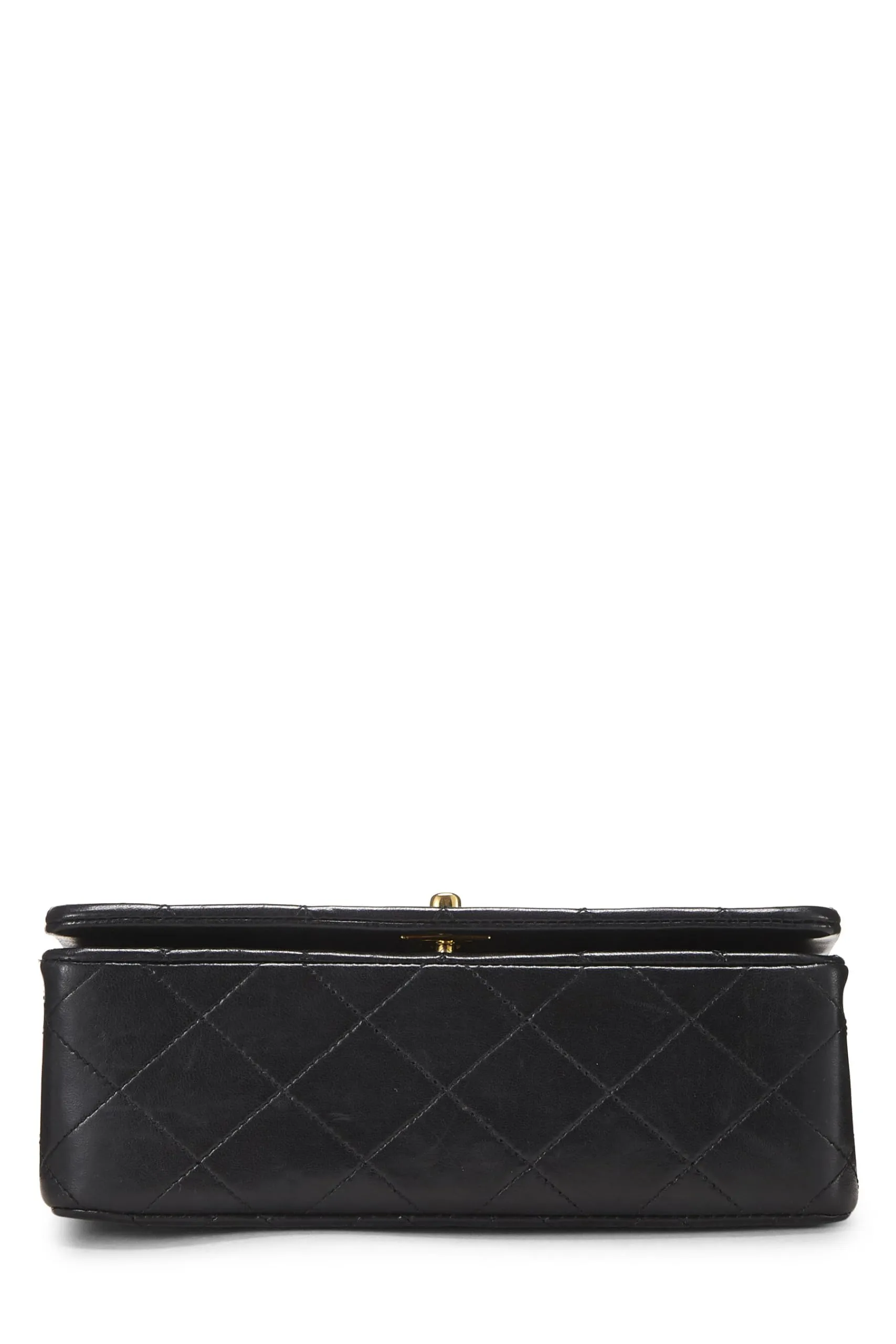 Clearance sale  Mini, Full Black Chanel, Highly recommended Quilted Black Flap Lambskin