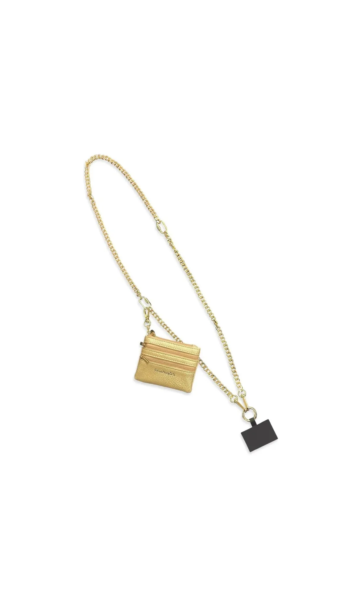Clip & Go Double Link Chain Pouch