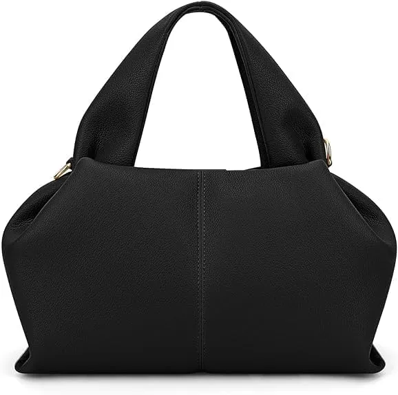 Cloud Pouch Bag - Dumpling Clutch Purse Handbag Leather Tote Shoulder Bag Retro Crossbody Bag
