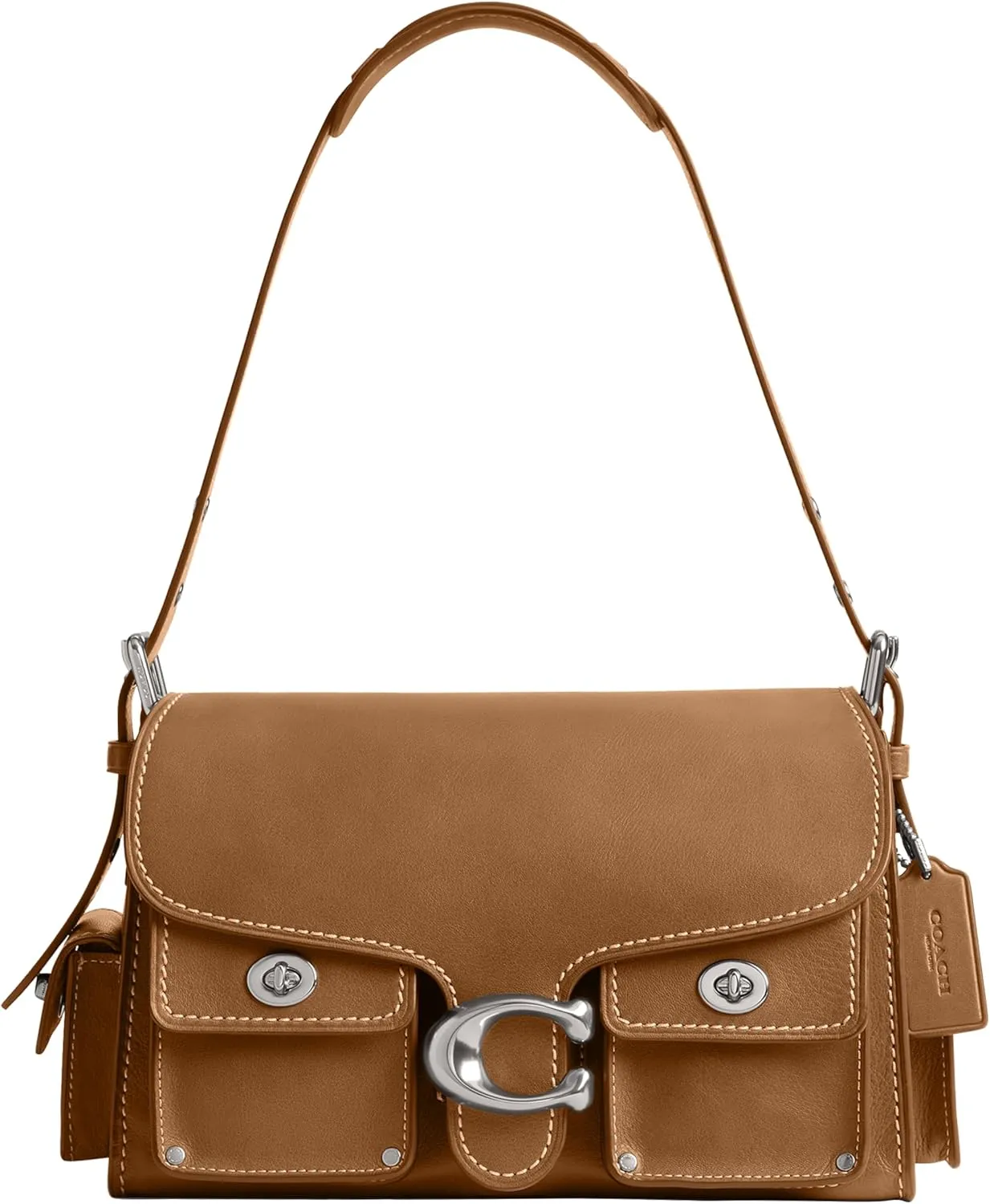 Coach Cargo Turnlock Soft Tabby Bag, LH/Honey Brown